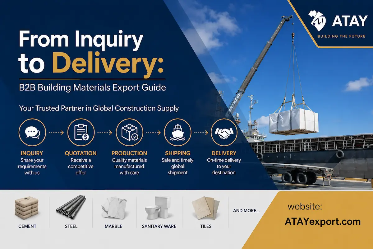 From Inquiry to Delivery: B2B Building Materials Export Guide
